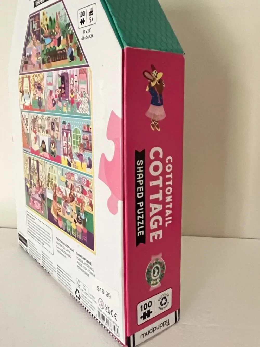 Puzzle 100 Pieces Cottontail Cottage